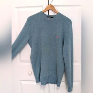 Polo RL Sweater.. Merino wool and Rabbit hair blend.. Unisex